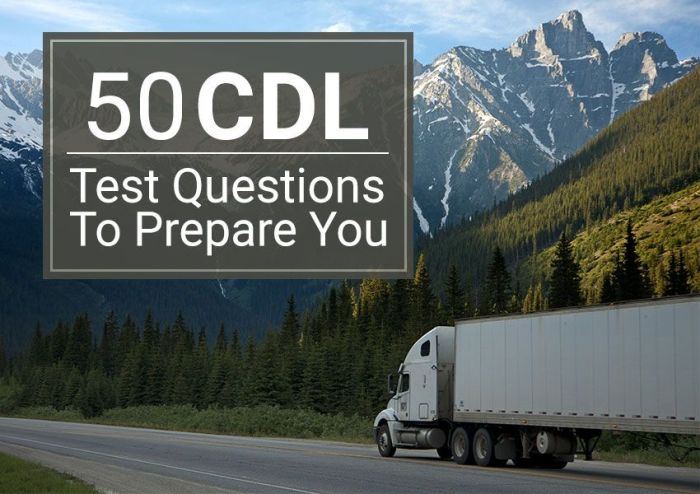 Trucker country cdl combination test