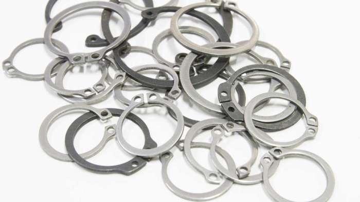 Retaining rings are typically classified as either